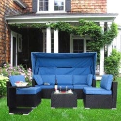 Patio Couch With Awning