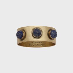 S4 Cabochon Napkin Rings, Blue
