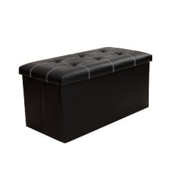 apartment furniture - InSassy Folding Storage Ottoman Bench Foot