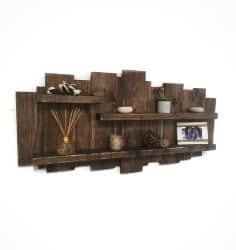 apartment furniture - Rustic wall shelf