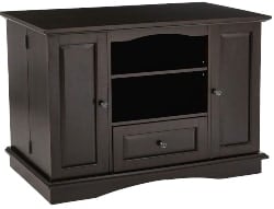 family room furniture - Highboy-Style Wood TV Stand Media Console