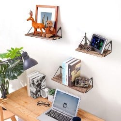 Best Living Room Furniture - Floating Shelves Wall Mounted Set Of 3