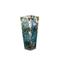 Cheap bedroom furniture- Amia 10-Inch Tall Hand-Painted Glass Vase
