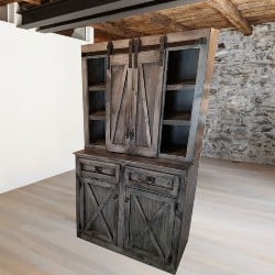 Pallet patio furniture-Hutch Cabinet (1)