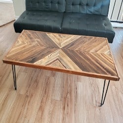 Pallet patio furniture-Reclaimed wood coffee table (1)