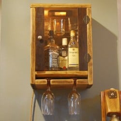 pallet furniture ideas - Wooden bar