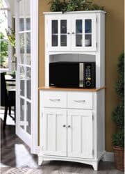Brook Tall Microwave Cabinet with 2-Drawer