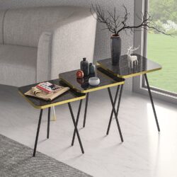Sunrise Square Stacking Coffee Side Tables