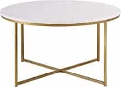 Modern Round Coffee Accent Table Living Room