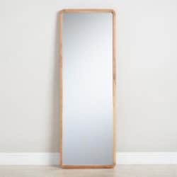 family room furniture - wooden full length mirror
