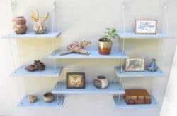 Modern Family Room Furniture Ideas -  Designershelving floating wall shelves