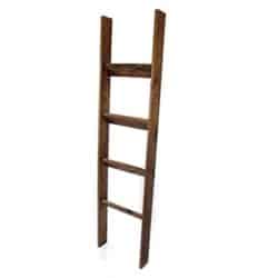 Bohemian Furniture - Wooden Blanket Ladder
