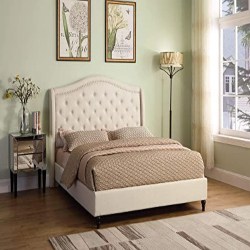 Best Master Upholstered Panel Bed