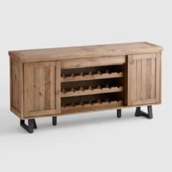 unique furniture - alain cabinet with wine storage