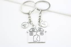 Best Housewarming Gifts - Split House Puzzle Keychain (1)
