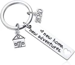 Best Personalized housewarming Gifts - New Home Keychain