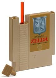Best Unique Housewarming gifts - Legend of Zelda 5 Ounce Gold NES Cartridge Canteen Flask