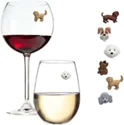 Dog Wine Charms