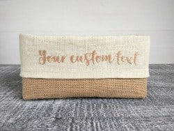 Personalized Practical Housewarming Gifts - Personalized basket with removable liner (1)