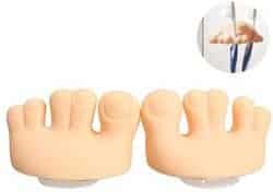 funny housewarming gifts - Feet Toothbrush Holder with Suction Cup