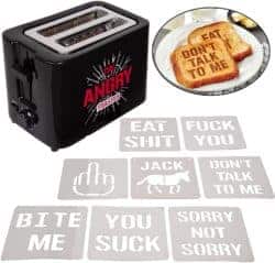 funny housewarming gifts - The Angry Toaster