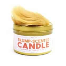 housewarming gifts for men - Trump Scented Candle