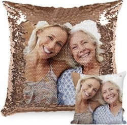 Personalized Practical housewarming gifts - Custom Sequin Pillow Cover