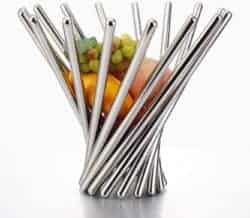 Unique practical housewarming gifts - Stainless Steel Rotating Fruit Basket