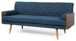 budget mid century modern living Room Furniture - Tufted Fabric Sofa
