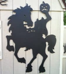 Headless Horseman Halloween Silhouettes