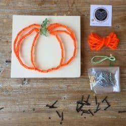 DIY string art kit for Halloween