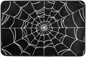 Doormat-Indoor-Door-Mats-Goth-Spider-Web_Halloween Vinatage Decorations