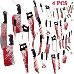 Outdoor Halloween party decorations - Bloody Garland Banner