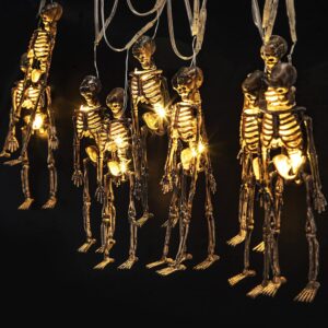 Skeleton-Skull-Spooky-String-Lights_Halloween Vintage Decorations