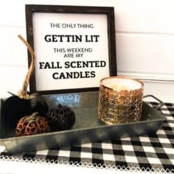 bathroom decorations for fall - The Only Thing Getting Lit Are My Fall Candles