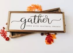 kitchen decorations for fall - Fall Farmhouse Wood Signs
