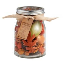 room decorations for fall - Pumpkin Potpourri Jar