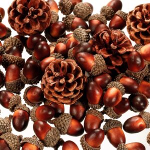 Artificial-Acorns-and-Pine-Cones_Thanksgiving Decorations