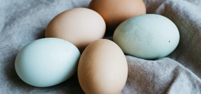 Pastel eggs for Easter