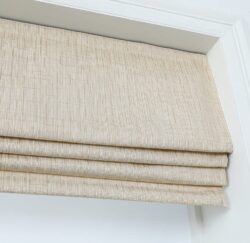 Textured Woven Thermal Insulated Roman Blind