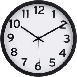 Amazon Basics 12" Numbered Wall Clock